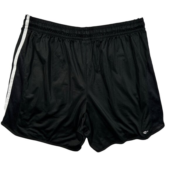 adidas Shorts Men's 3-Stripe Embroidered Pull-On Athletic Black White XL - Picture 6 of 9